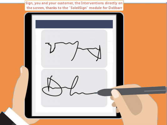 SoleilSign (Electronic Signature for Dolibarr Interventions)