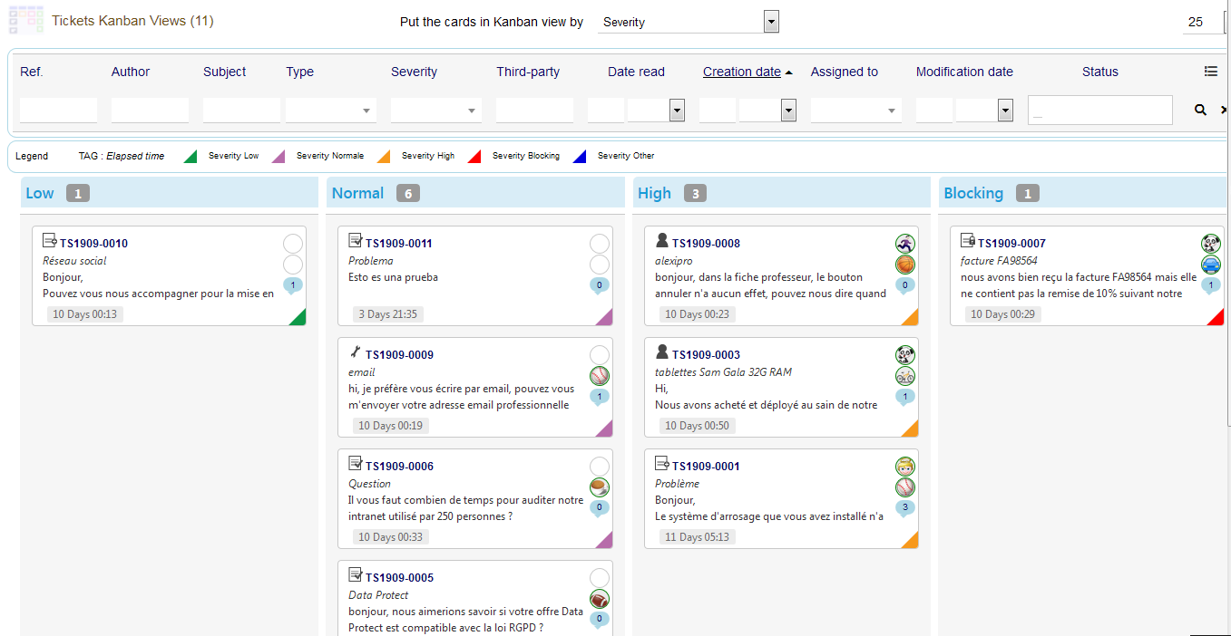 KanTickets (Tickets Kanban views for Dolibarr)