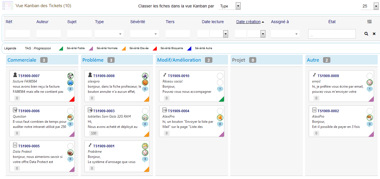 KanTickets (Vues Kanban des Tickets pour Dolibarr)