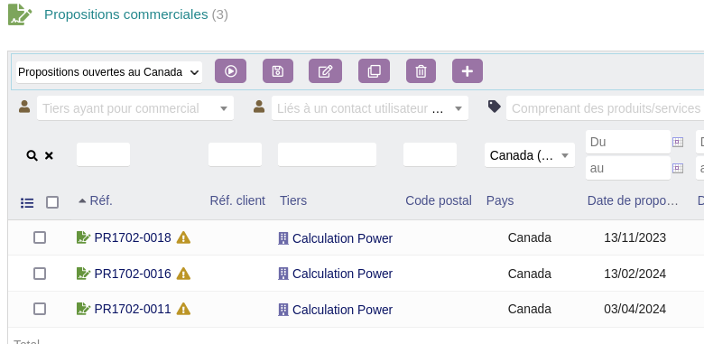 Module SaveMySearch : Outils pour sauvegarder et retrouver des filtres personnalisés dans les listes Dolibarr