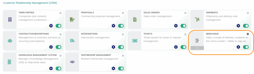 MerouSign activation