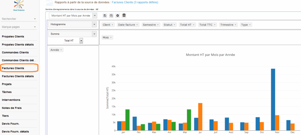 Exemple - Etape 1 : Sélection de la Source de données