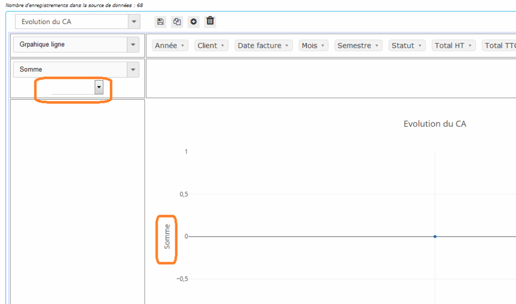 Exemple - Etape 4 : Affichage après sélection Opération 
