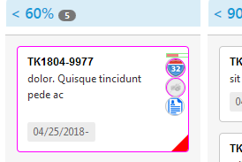 KanView - Just dropped kanban card