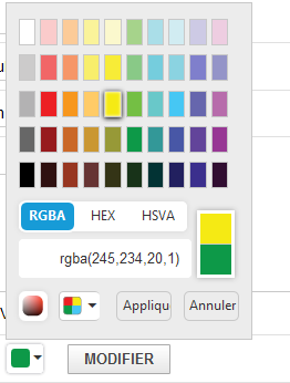 Sélecteur de couleur