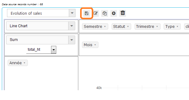 PivotReports - Example - Step 8 : Save the report